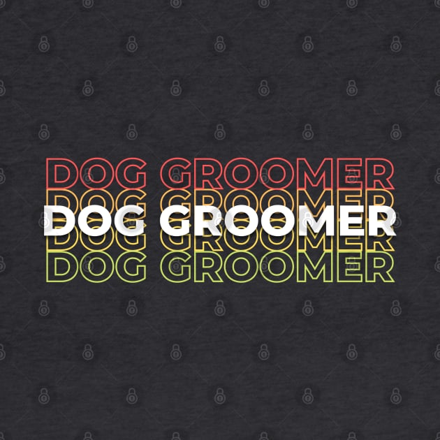 Dog groomer, rainbow by Anna.Moore.Art